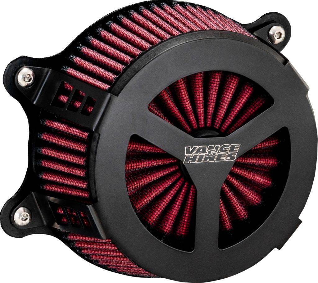 VANCE&HINES バンス&ハインズ Radiant III Air Intake HARLEY-DAVIDSON ハーレーダビッドソン エアクリーナーキット 吸気関連 エンジン Color／Finish：Black(Base Color：Black)［1010-3072］｜ウェビック　店