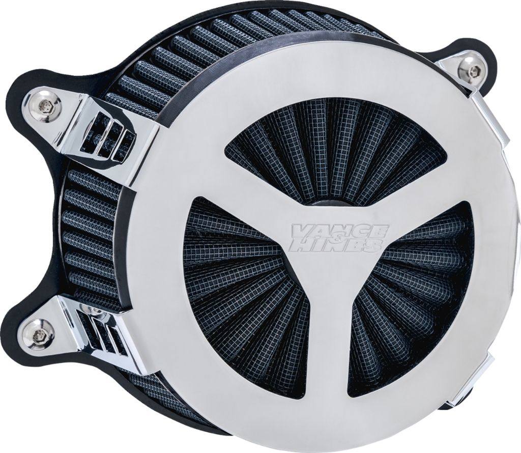 VANCE&HINES バンス&ハインズ Radiant III Air Intake HARLEY-DAVIDSON ハーレーダビッドソン エアクリーナーキット 吸気関連 エンジン Color／Finish：Chrome(Base Color：Silver)［1010-3065］｜ウェビック　店