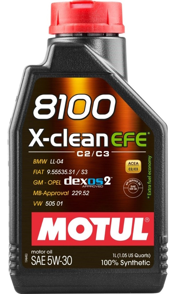 MOTUL モチュール 【ケース】8100 X-clean EFE (エクスクリーン イーエフイー) 【四輪用】【5W-30】【5L×4】【4サイクルオイル】 4サイクルオイル オイル