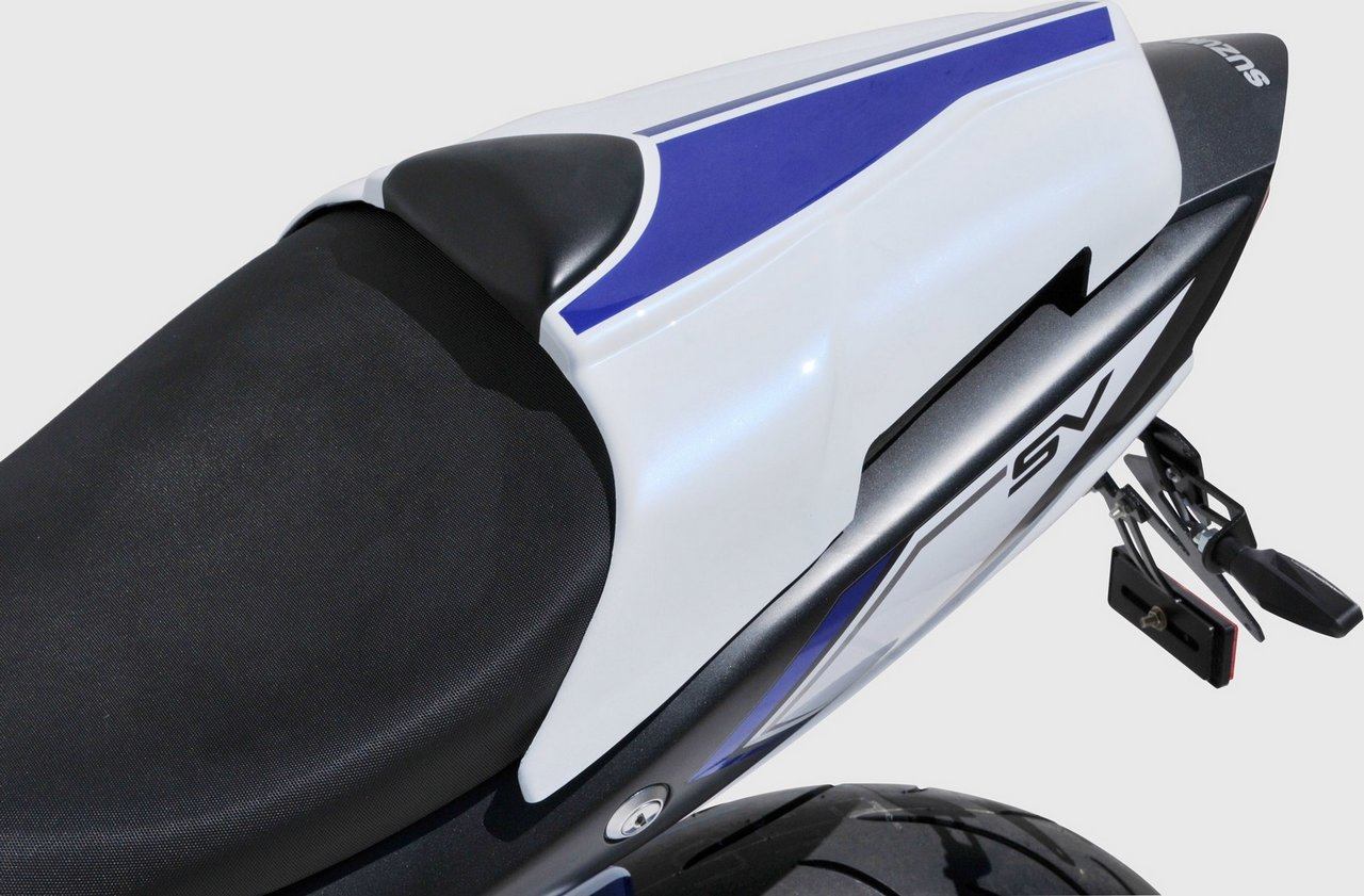 BODY STYLE ボディースタイル スポーツライン シートカバー 【Sportsline seat cover】 SV 650 SUZUKI スズキ シングルシートカウル シート関連 外装 カラー：ホワイト／ブルー