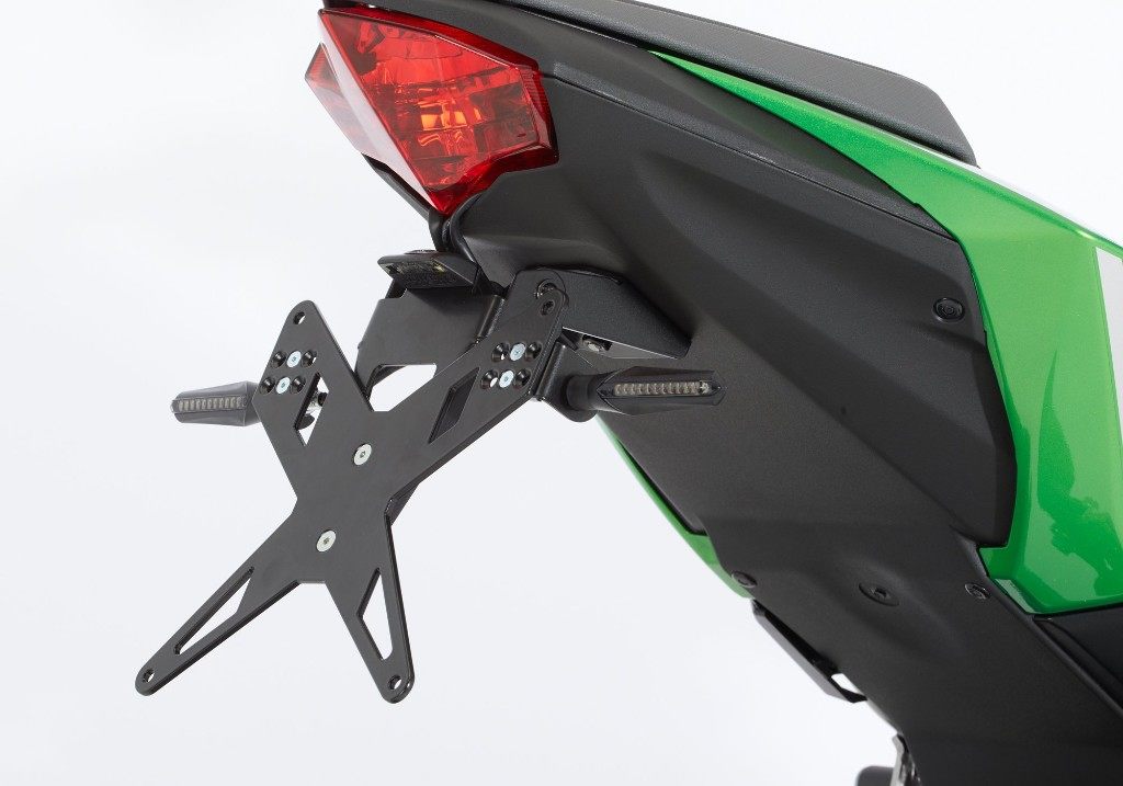 PROTECH プロテック X-SHAPE license plate holder Ninja 125 Z125 KAWASAKI カワサキ ナンバーステー 外装
