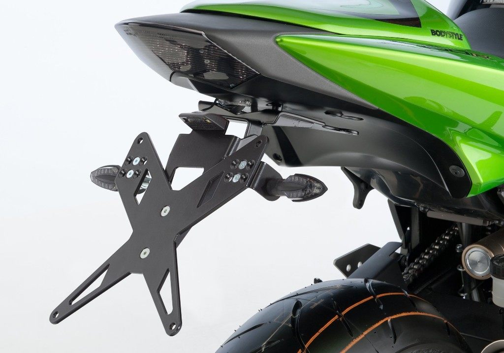 PROTECH プロテック X-SHAPE license plate holder Z1000 Z750 ZX-6R KAWASAKI カワサキ ナンバーステー 外装