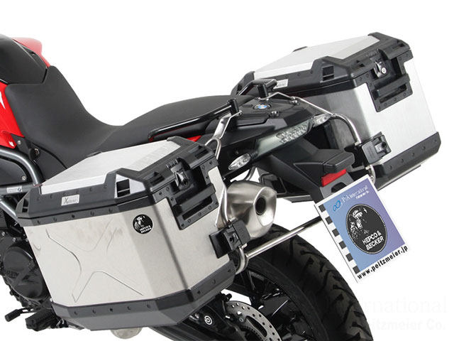 HEPCO&BECKER ヘプコ&ベッカー サイドケースホルダー + Xplorer(Cutout)セット F800GS F700GS F650GS Twin BMW パニアケース 車体用バッグ・ケース