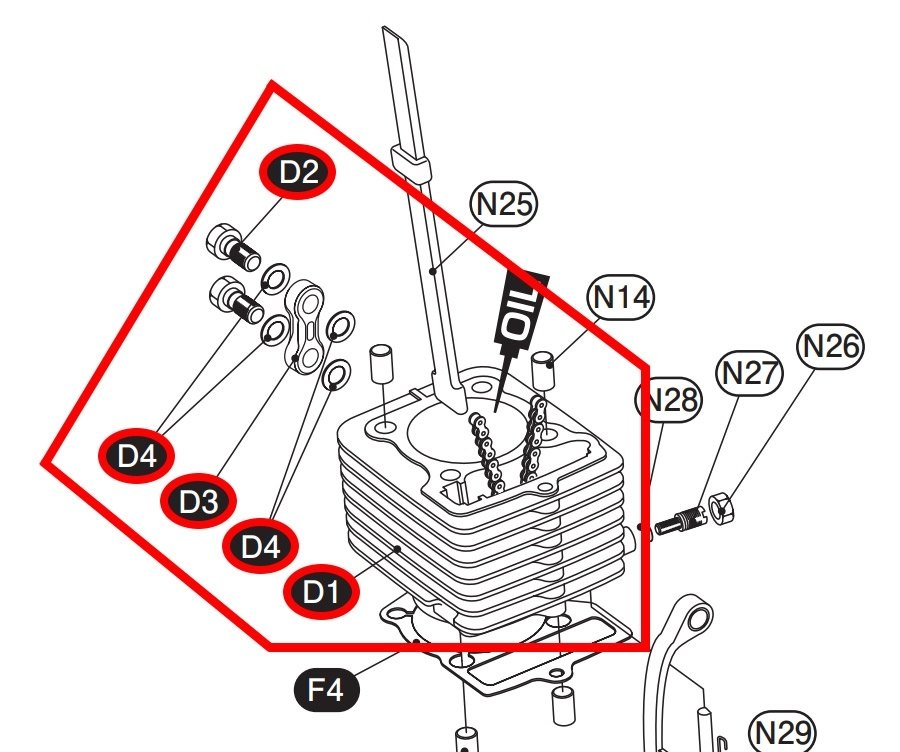 KITACO キタコ 【補修パーツ】メッキシリンダー ASSY CRF100F NSF100 XR100R競技用 XR100モタード エイプ100 HONDA ホンダ シリンダー エンジンパーツ エンジン｜ウェビック　店