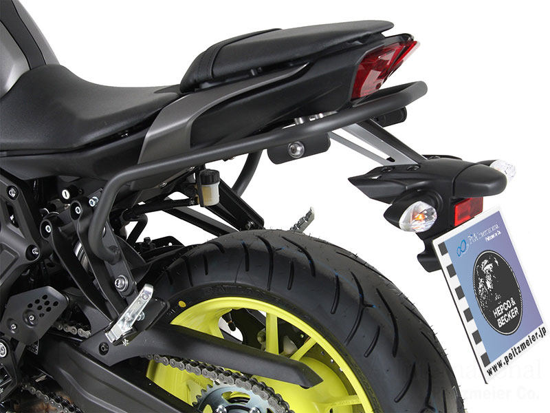 HEPCO＆BECKER ヘプコ＆ベッカー リアプロテクションバー MT-07 YAMAHA ヤマハ グラブバー・タンデムバー・シーシーバー 外装