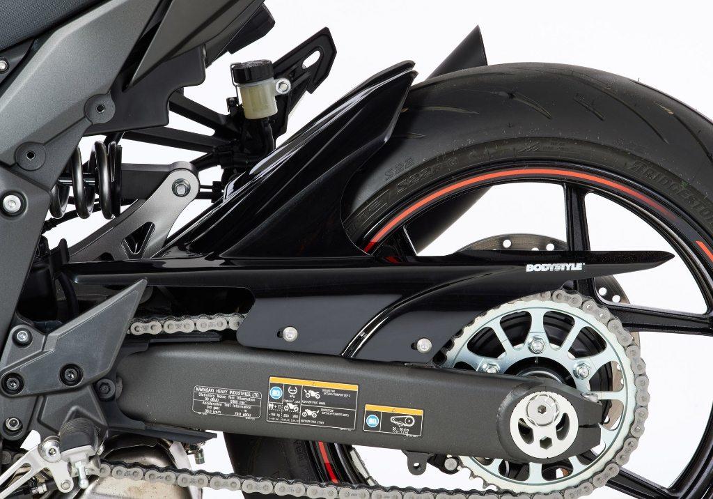 BODY STYLE ボディースタイル Sportsline rear hugger Ninja 1000 SX KAWASAKI カワサキ リアフェンダー フェンダー関連 外装 colour：white grey ／colour code：Pearl Blizzard White，54X／Metallic Matte Carbon Gray，51B