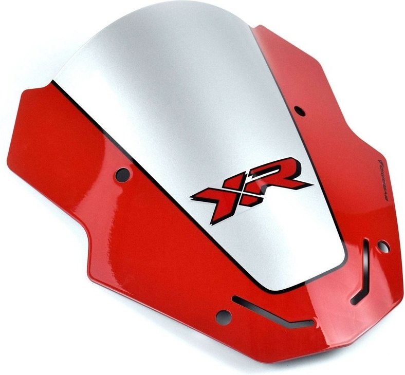 Pyramid Plastics ピラミッドプラスチック Sport Screen S 1000 XR BMW スクリーン 外装 カラー：Racing レッド＆ホワイト Aluminium Metallic マット