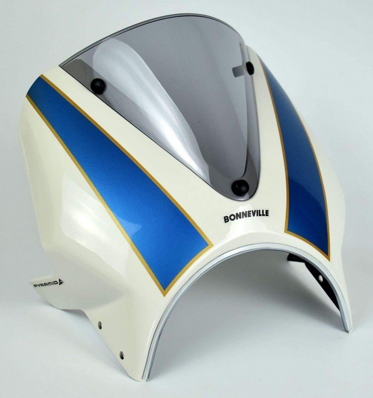 Pyramid Plastics ピラミッドプラスチック Fly Screen Bonneville T100 T120 TRIUMPH トライアンフ スクリーン 外装