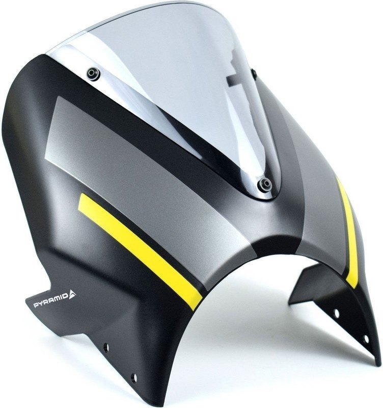 Pyramid Plastics ピラミッドプラスチック Fly Screen Speed Twin TRIUMPH トライアンフ スクリーン 外装 カラー：マット Storm グレー scheme