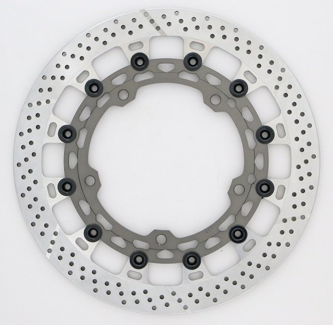 SUNSTAR サンスター ワークスエキスパンド フロントディスクローター H2 CARBON R H2SX SE+ SE KAWASAKI カワサキ ブレーキディスクローター ブレーキ 右用 / フローティングピンカラー：シルバー / フローティングタイプ：セミフローティング