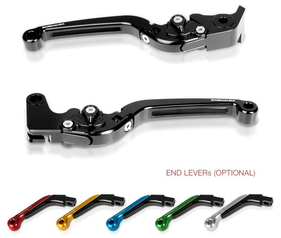 BARRACUDA バラクーダ BRAKE-CLUTCH LEVER KIT PANIGALE 1199 1299 PANIGALE899 959 STREETFIGHTER V4 V2 HYPERMOTARD 950 DUCATI ドゥカティ ブレーキ・クラッチレバーセット ハンドル周辺パーツ ハンドル|ウェビック 店