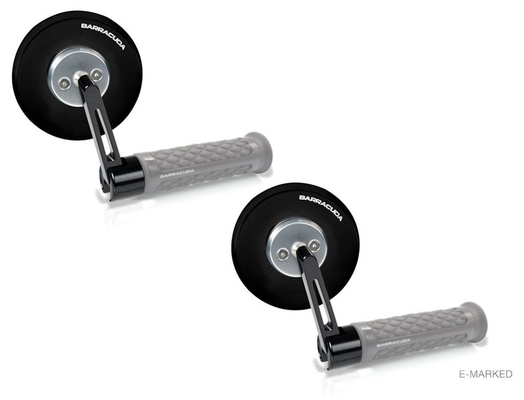 BARRACUDA バラクーダ PAIR MIRRORS SKIN-SN／BAR END ミラー ハンドル 17,980円
