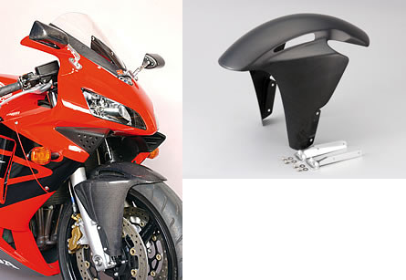 Magical Racing マジカルレーシング XMFフロントフェンダー CBR600F CB1300スーパーフォア CB400スーパーフォア CBR600RR HONDA ホンダ フロントフェンダー フェンダー関連 外装 素材:FRP製(ホワイト) / MagiVeilセラミックコーティング:あり