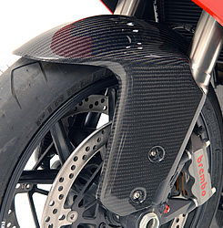Magical Racing マジカルレーシング フロントフェンダー GPタイプ 1098 STREETFIGHTER [ストリートファイター] 1098S 1098R DUCATI ドゥカティ フェンダー関連 外装 タイプ：平織りカーボン製 / MagiVeilセラミックコーティング：なし｜ウェビック　店