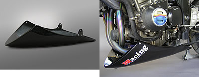 Magical Racing マジカルレーシング アンダーカウル Z1000 水冷 KAWASAKI カワサキ カウル関連 外装 素材:平織りカーボン製 / MagiVeilセラミックコーティング:なし|ウェビック 店