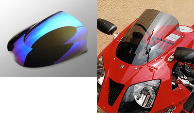 Magical Racing マジカルレーシング 段付きスクリーン VTR1000 SP-1 SP-2 HONDA ホンダ スクリーン 外装 カラー：スモーク / MagiVeilセラミックコーティング：あり