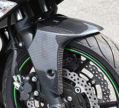 Magical Racing マジカルレーシング フロントフェンダー ニンジャ400 KAWASAKI カワサキ フェンダー関連 外装 素材:FRP製(ブラック) / MagiVeilセラミックコーティング:あり|ウェビック 店