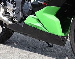 Magical Racing マジカルレーシング アンダーカウル ニンジャ250SL KAWASAKI カワサキ カウル関連 外装 素材:綾織りカーボン製 / MagiVeilセラミックコーティング:あり|ウェビック 店