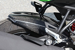 Magical Racing マジカルレーシング リアフェンダー ニンジャ250SL KAWASAKI カワサキ フェンダー関連 外装 素材:平織りカーボン製 / MagiVeilセラミックコーティング:あり|ウェビック 店
