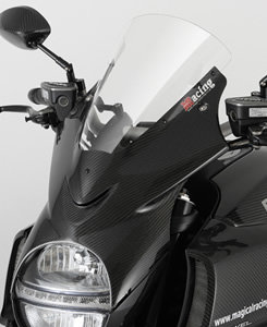 Magical Racing マジカルレーシング バイザースクリーン DIAVEL DUCATI ドゥカティ スクリーン 外装 スクリーンカラー：スーパーコート / MagiVeilセラミックコーティング：なし