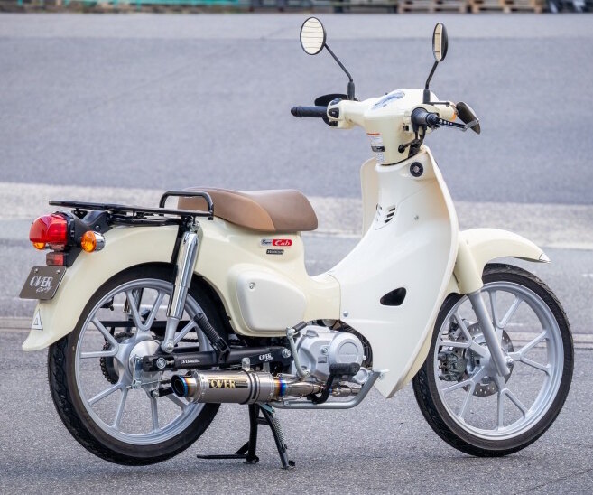 OVER オーヴァー GP-PERFORMANCE フルチタン スーパーカブ C110 HONDA ホンダ フルエキゾーストマフラー マフラー｜ウェビック　店