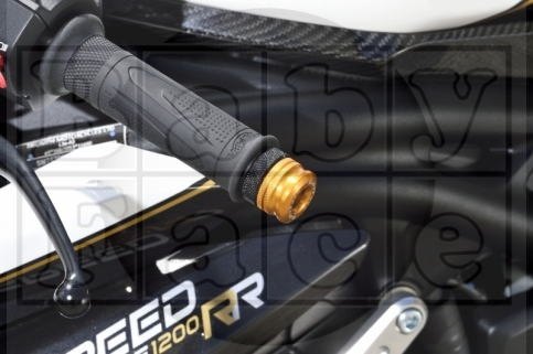 BABYFACE ベビーフェイス ハンドルバーエンド SPEEDTRIPLE 1200 RR TRIUMPH トライアンフ バーエンド ハンドル タイプ／カラー：ロング／ステンレス