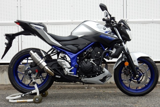 K'stec スリップオンサイレンサーメガフォンタイプMT25-MT03 K'stec スリップオンサイレンサーメガフォンタイプMT25-MT03