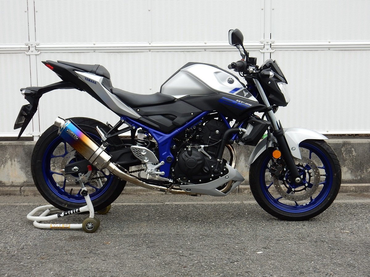 WR&rsquo;S ダブルアールズ フルエキゾーストマフラー YZF-R25 MT-25 YAMAHA ヤマハ マフラー｜ウェビック　店