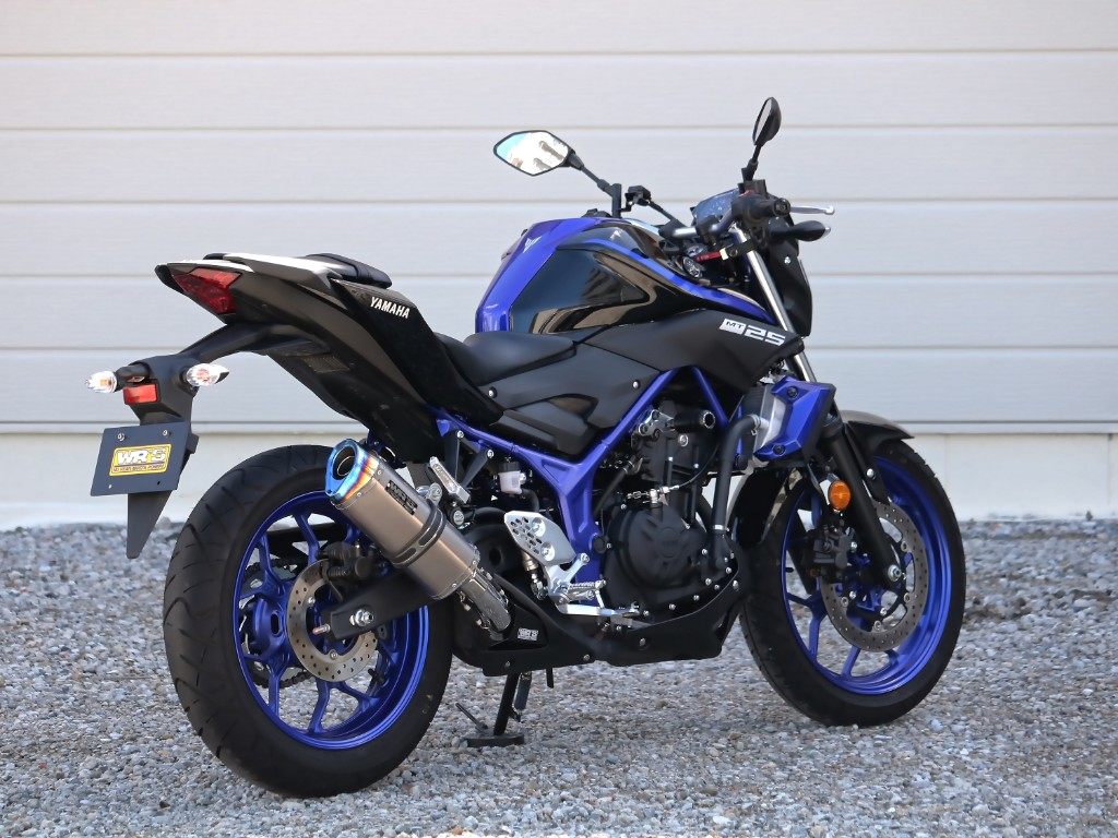 WR’S ダブルアールズ SS-OVAL スリップオンマフラー MT-25 MT-03 YAMAHA ヤマハ マフラー