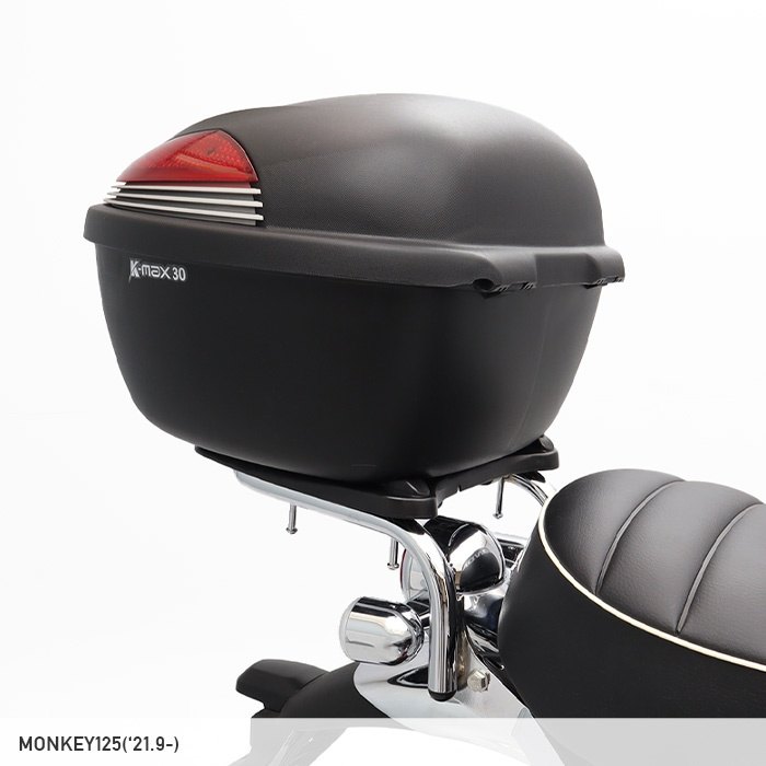 ENDURANCE エンデュランス リアキャリア＋リアボックスセット ダックス125 モンキー125 HONDA ホンダ トップケース・テールボックス 車体用バッグ・ケース