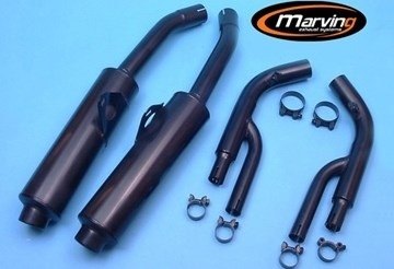 Marving マーヴィング デュアルマフラー Cylindrical GSX 750 R SUZUKI スズキ スリップオンマフラー マフラー|ウェビック 店