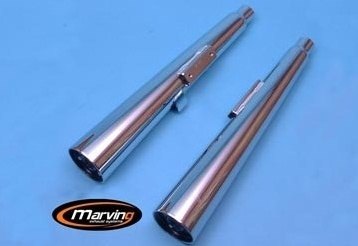 Marving マーヴィング デュアルマフラー Marvi CM 400 C CUSTOM HONDA ホンダ スリップオンマフラー マフラー