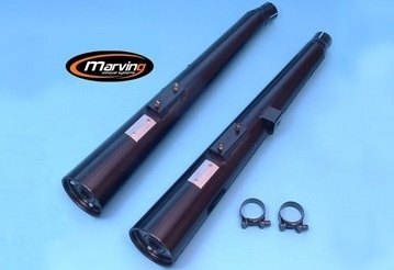 Marving マーヴィング デュアルマフラー Marvi GSX 550 KATANA SUZUKI スズキ スリップオンマフラー マフラー｜ウェビック　店