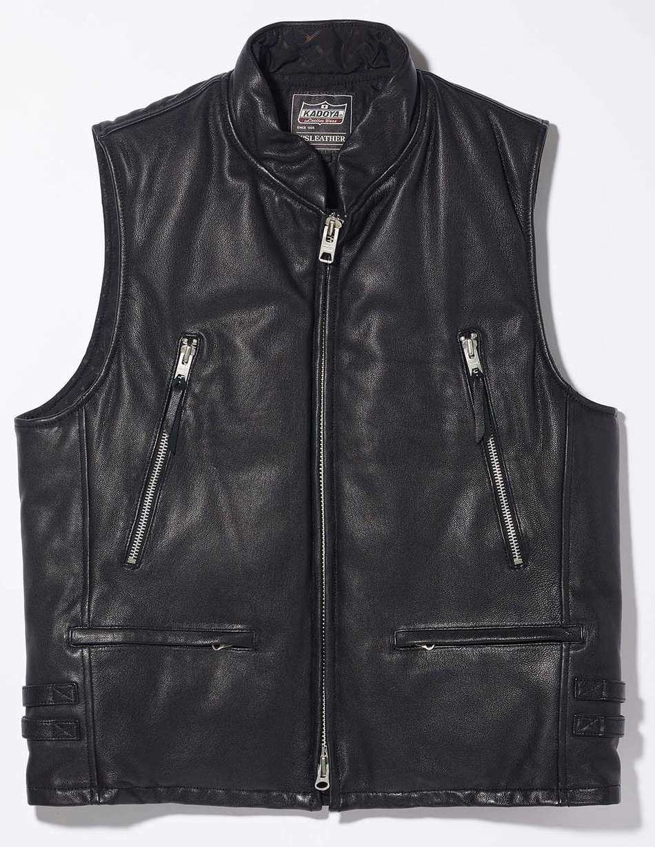 楽天市場】カドヤ(KADOYA) RIDERS DOWN VEST ライダースダウンベスト