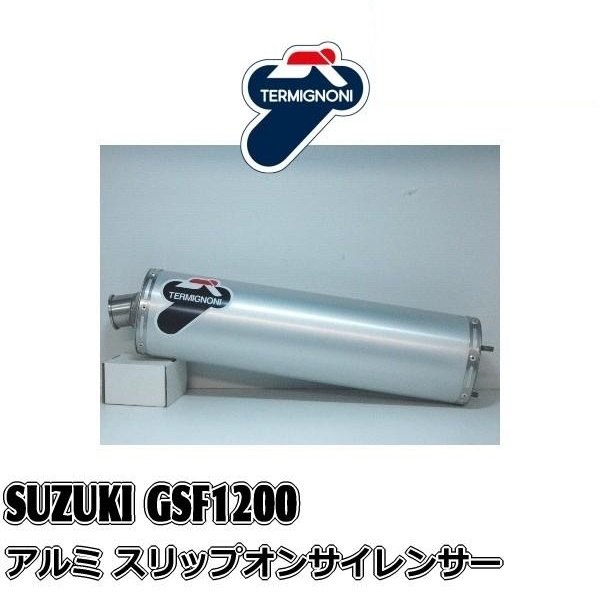 TERMIGNONI テルミニョーニ S025 スリップオンサイレンサー GSF1200 SUZUKI スズキ スリップオンマフラー マフラー サイレンサー材質：アルミ／サイレンサー形状：オーバル
