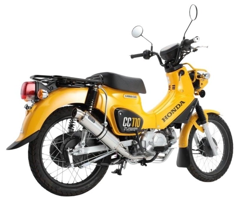 BEAMS ビームス R-EVO サイレンサー クロスカブ110 HONDA ホンダ フルエキゾーストマフラー マフラー サイレンサー：ステンレス／重量：2.6kg(純正3.25kg)