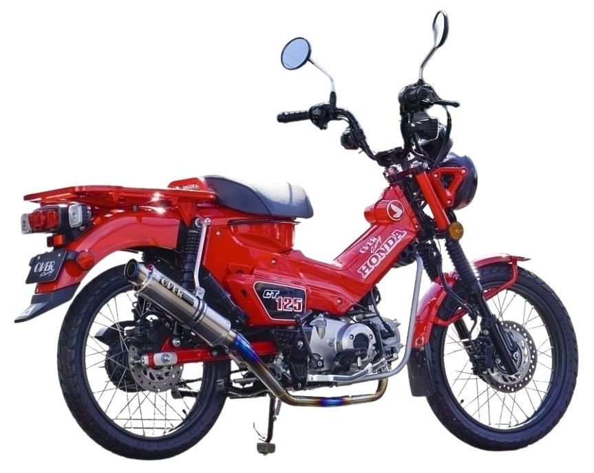 OVER オーヴァー GP-PERFORMANCE フルチタン フルエキゾーストマフラー CT125 HONDA ホンダ マフラー｜ウェビック　店