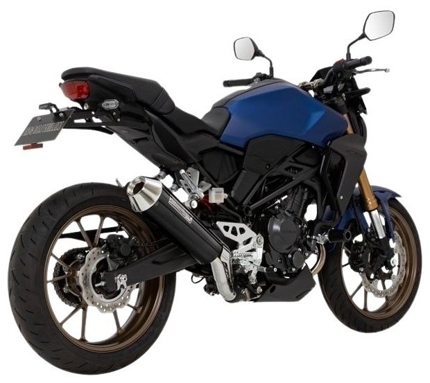 アクラポビッチ CB250R CB300R スリップオンマフラー（カーボン
