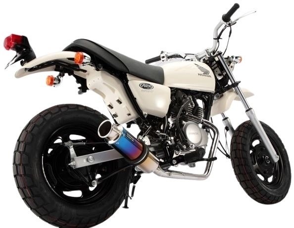 BEAMS ビームス SS300 フルエキゾーストマフラー エイプ100 HONDA ホンダ マフラー サイレンサー：チタンダウンタイプ