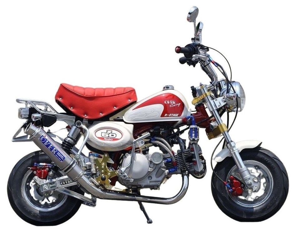 OVER オーヴァー RACING-DOWN チタン Monkey HONDA ホンダ フルエキゾーストマフラー マフラー｜ウェビック　店