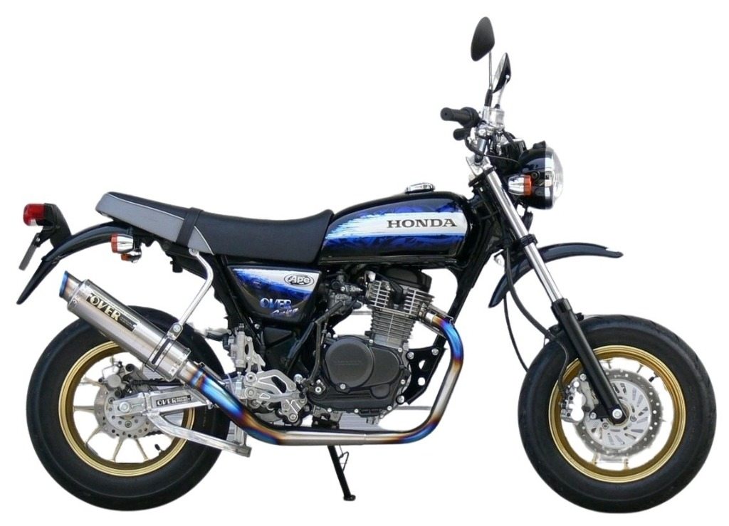 楽天市場】YOSHIMURA ヨシムラ 機械曲チタンサイクロン エイプ