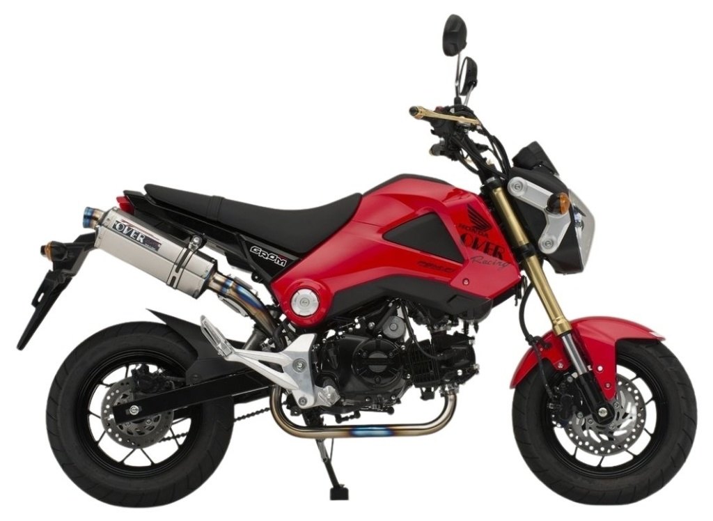 OVER オーヴァー TT-Formula フルチタン アップタイプ GROM HONDA ホンダ フルエキゾーストマフラー マフラー