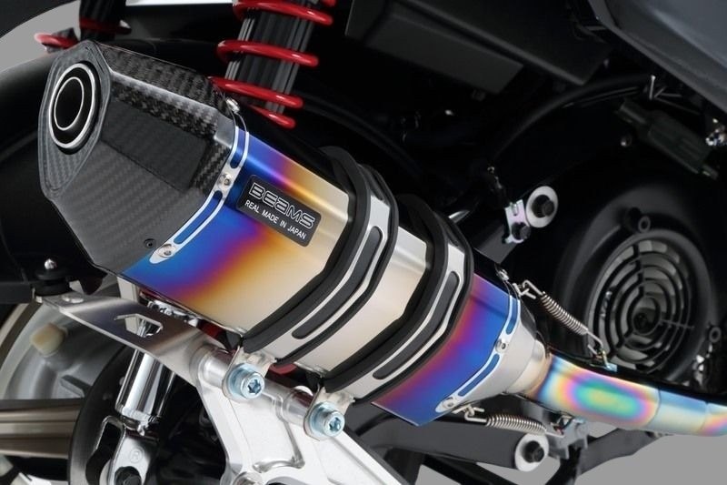 BEAMS ビームス CORSA-EVO II フルエキゾーストマフラー シグナスX FI YAMAHA ヤマハ マフラー サイレンサータイプ：ヒートチタン