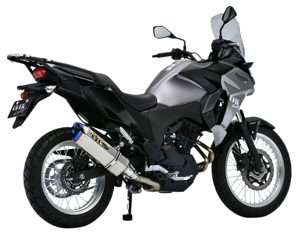 OVER オーヴァー TT-Formula RS フルチタン スリップオンマフラー Versys-X250 KAWASAKI カワサキ マフラー｜ウェビック　店