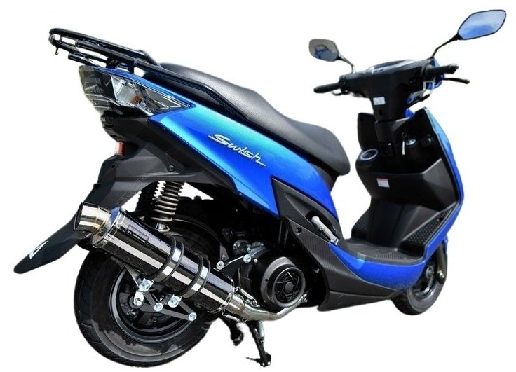 BEAMS ビームス R-EVO フルエキゾーストマフラー SWISH SUZUKI スズキ マフラー サイレンサー：SMB(スーパーメタルブラック)／重量(純正4.95kg)：3.35kg