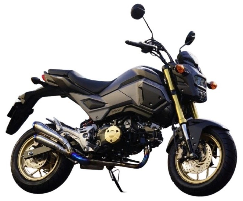 OVER オーヴァー ツインメガホン フルエキゾーストマフラー GROM HONDA ホンダ マフラー｜ウェビック　店