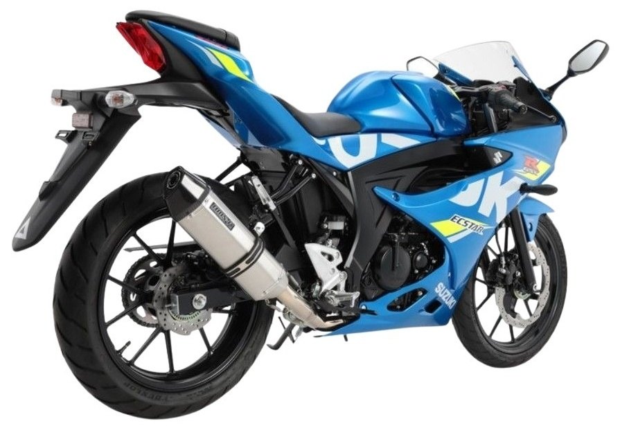 BEAMS ビームス CORSA-EVO II サイレンサー GSX-R125 GSX-S125 SUZUKI スズキ フルエキゾーストマフラー マフラー サイレンサー：ステンレス／重量：3.5kg(純正4.8kg)