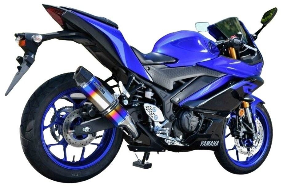 BEAMS ビームス CORSA-EVO II スリップオンマフラー 政府認証 YZF-R25 YZF-R3 YAMAHA ヤマハ マフラー サイレンサー：ヒートチタン｜ウェビック　店