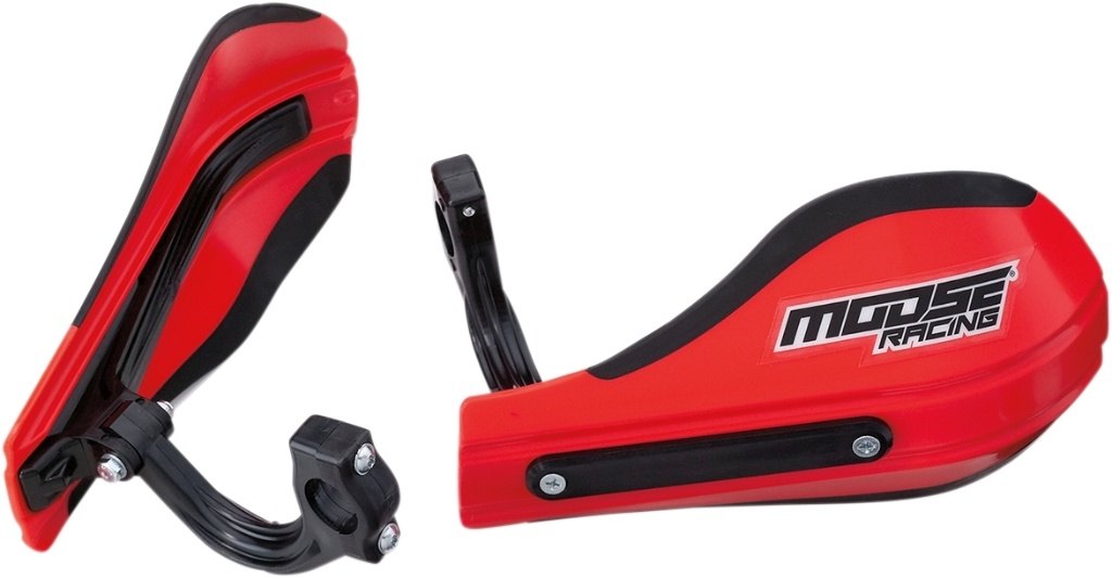 MOOSE RACING ムースレーシング Roost 2 ハンドガード ハンドガード・ナックルガード ハンドル周辺パーツ ハンドル カラー：ブラック/レッド[0635-1558]