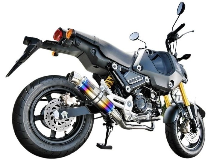 BEAMS ビームス R-EVO フルエキゾーストマフラー 政府認証 グロム HONDA ホンダ マフラー サイレンサータイプ：チタンサイレンサー